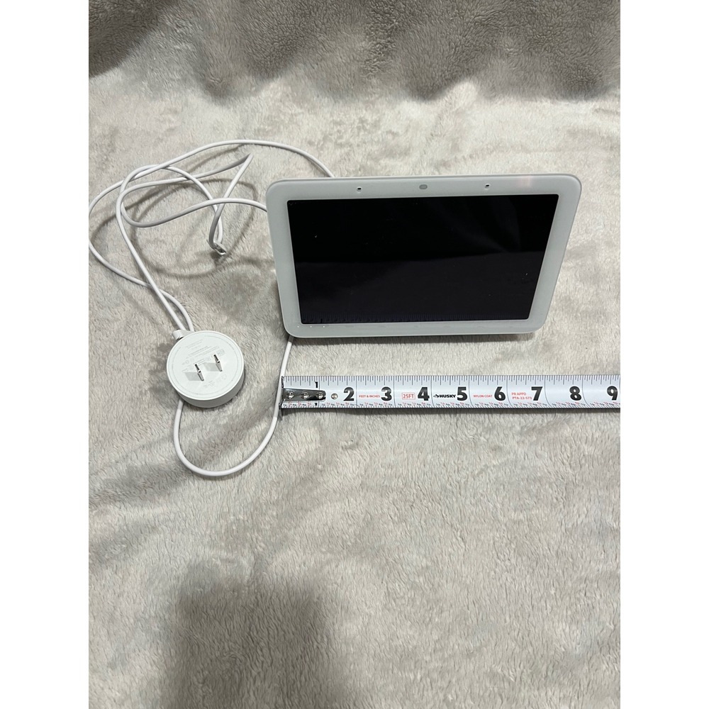 Google Nest Hub 2nd Gen Smart Display Speaker GUIK2 Chalk White 7"